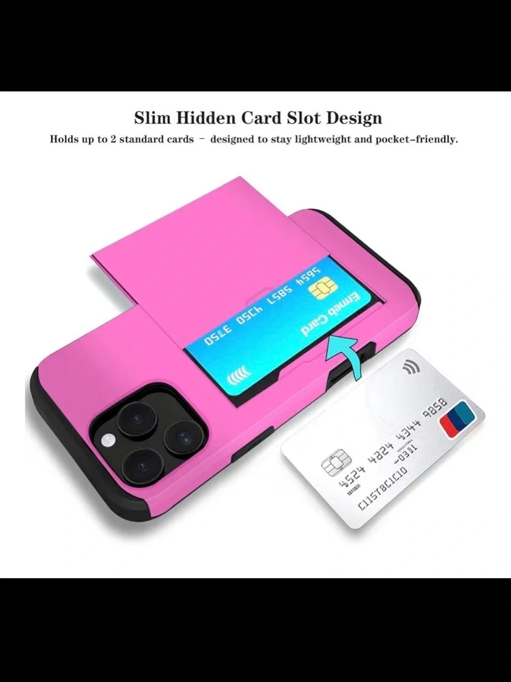 iPhone 16 Pro Max Card Wallet Case
